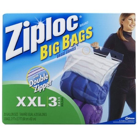 Sc Johnson S C Johnson J30 65645 Ziploc Big Bags Xxl - Pack 3 J30 65645